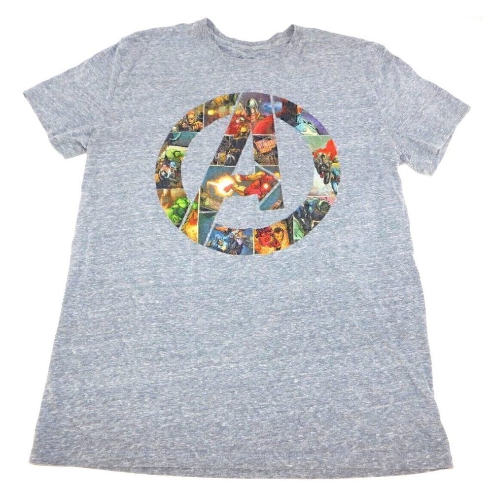 MARVEL COMICS Avengers gray T shirt size M